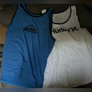 Quicksilver and Hurley men’s tank tops sz XL
